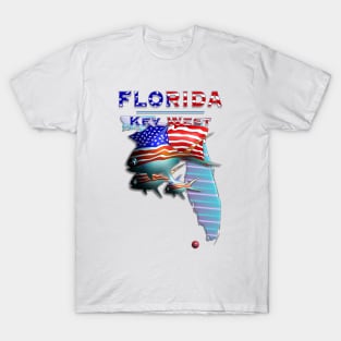 Florida Key West US Permit II T-Shirt